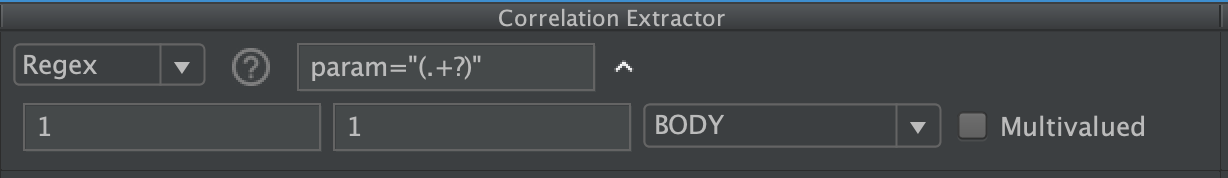 Regex Correlation Extractor