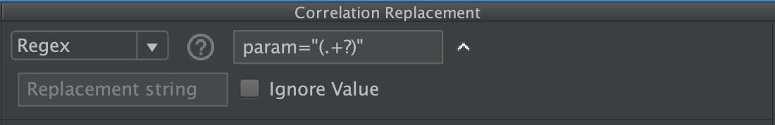 Regex Correlation Replacement