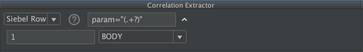 Siebel Row Correlation Extractor